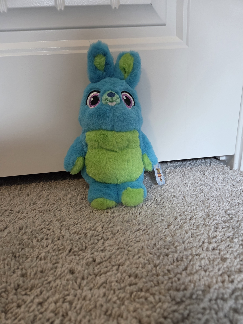 Disney Blue and Green Plush Bunny